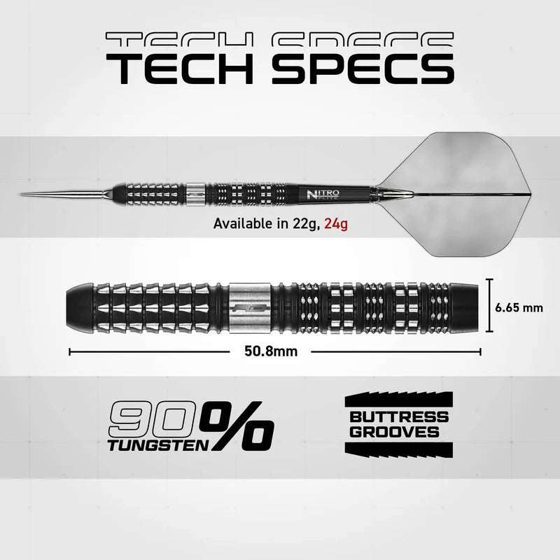 Red Dragon - Recon Parallel Switch Point - 90% Tungsten Darts