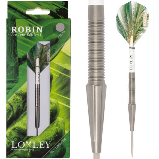 Loxley Darts - Robin Pro Tour Edition 1 90% Tungsten Darts - 21g / 23g / 25g
