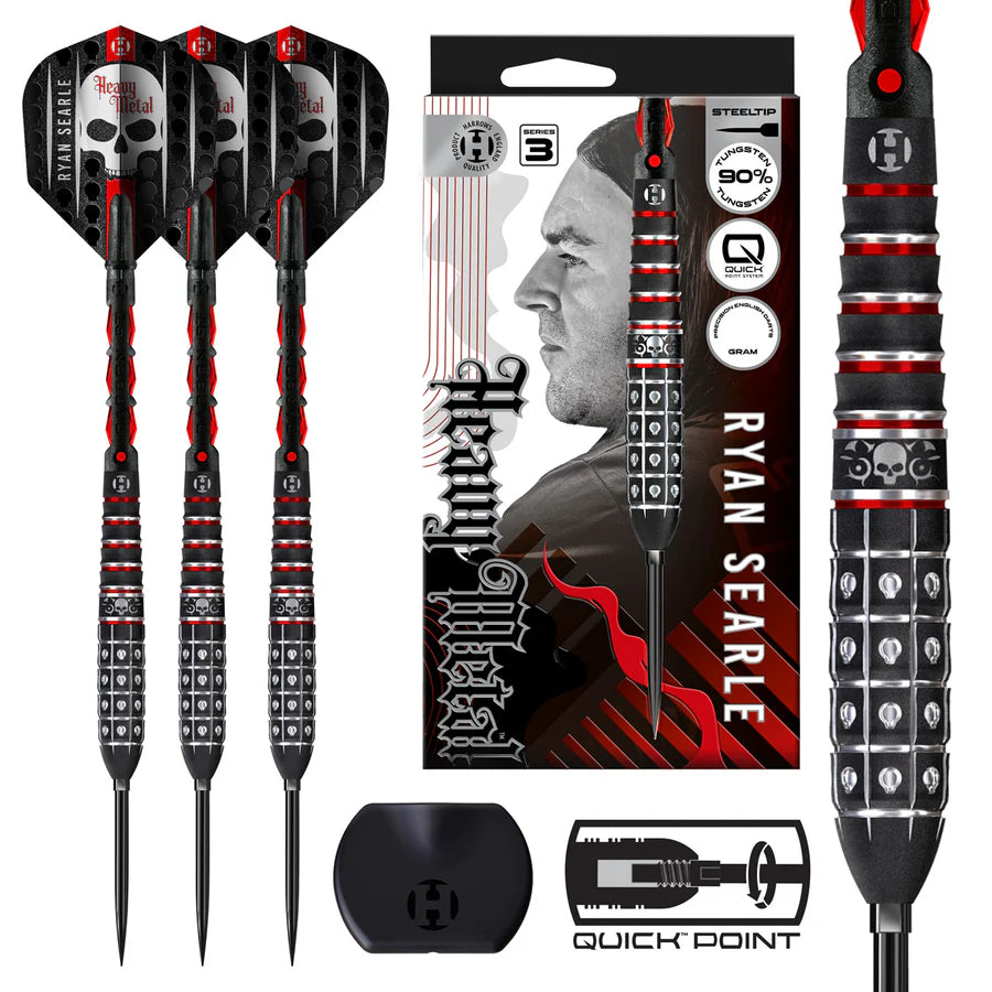 Harrows - Ryan Searle Heavy Metal Series 3 QP - 90% Tungsten Darts