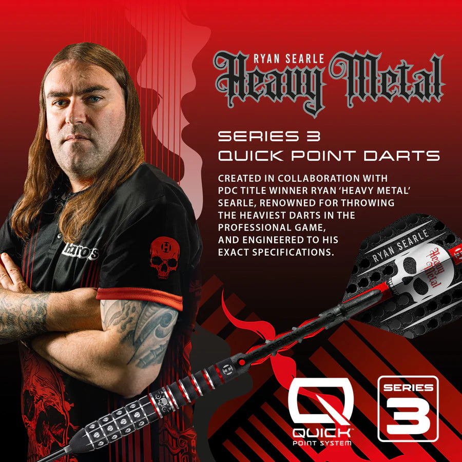 Harrows - Ryan Searle Heavy Metal Series 3 QP - 90% Tungsten Darts