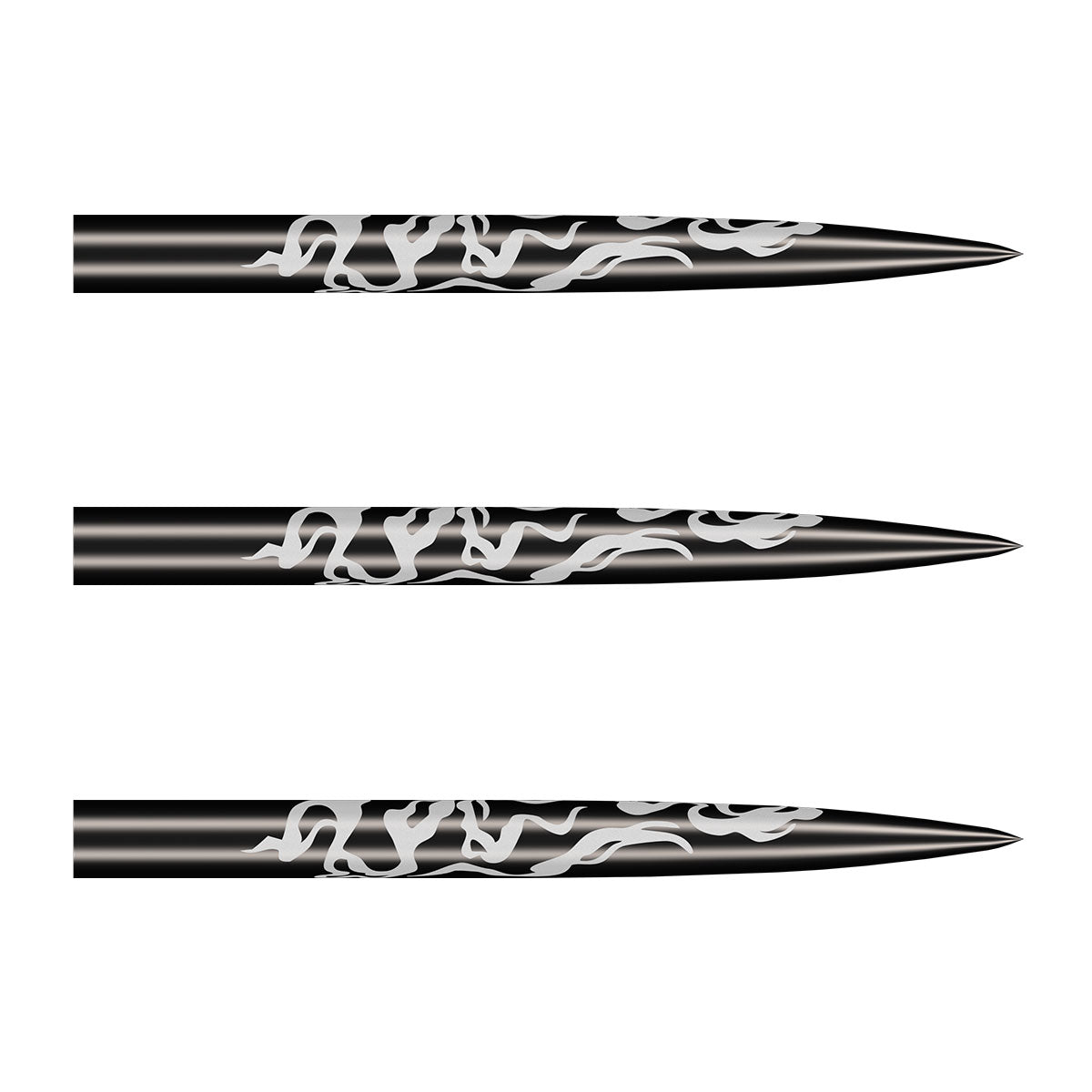 Shot - Alchemy Black Steel Tip Dart Points - 32/35/38/45mm