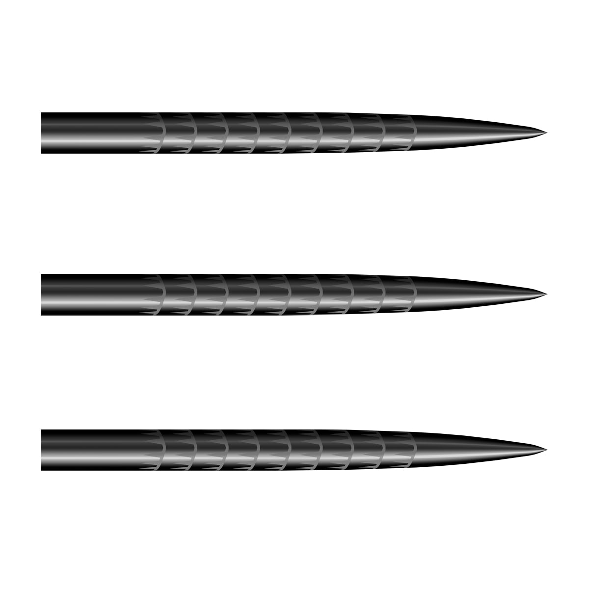 Shot - Black Badlands Tracks Steel Tip Dart Points - 32/35/38/45mm