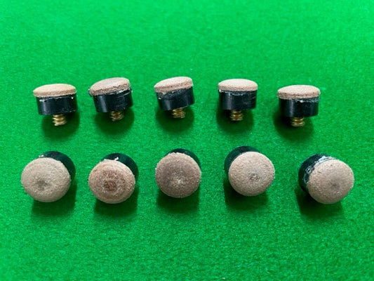 10x Screw in Pool Cue Tips