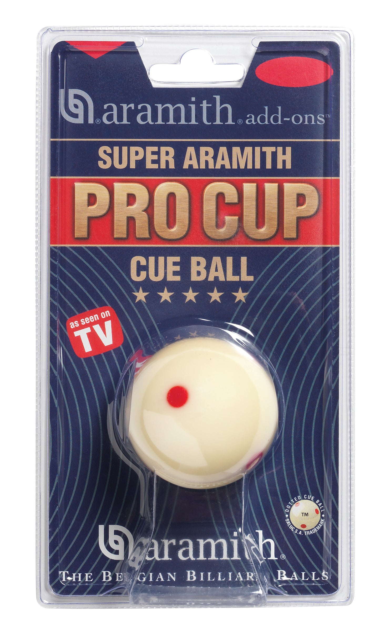 Aramith Pro Cup Measle White Ball (All Sizes)