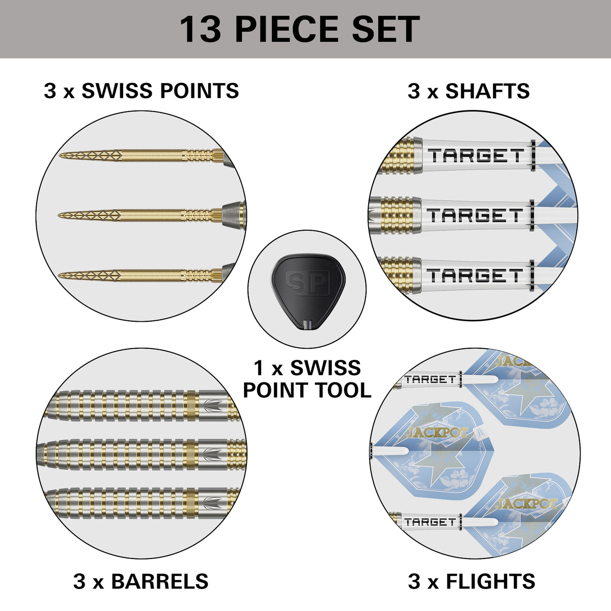 Target Adrian Lewis Showdown SP 95% Tungsten Steel Tip Darts 2026
