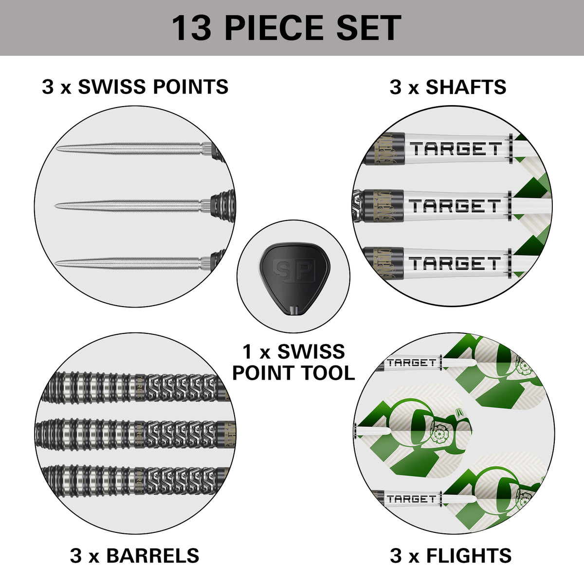 Target Charlie Manby Gen 1 SP 95% Tungsten Steel Tip Darts 2026