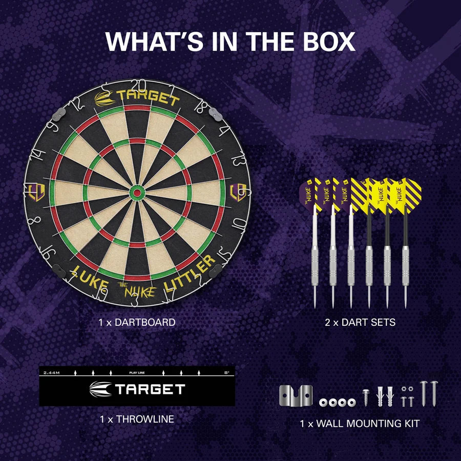 Luke 'The Nuke' Littler Dartboard Set by Target
