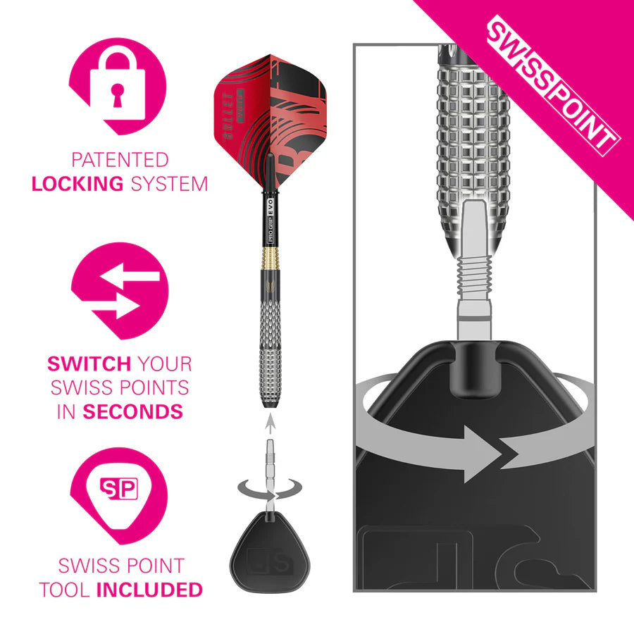 Target Darts - Stephen Bunting G5 Void - 90% Steel Tip Tungsten Darts