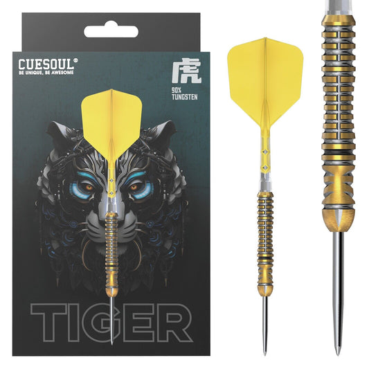 Cuesoul - 23g - Tiger 90% Tungsten Darts