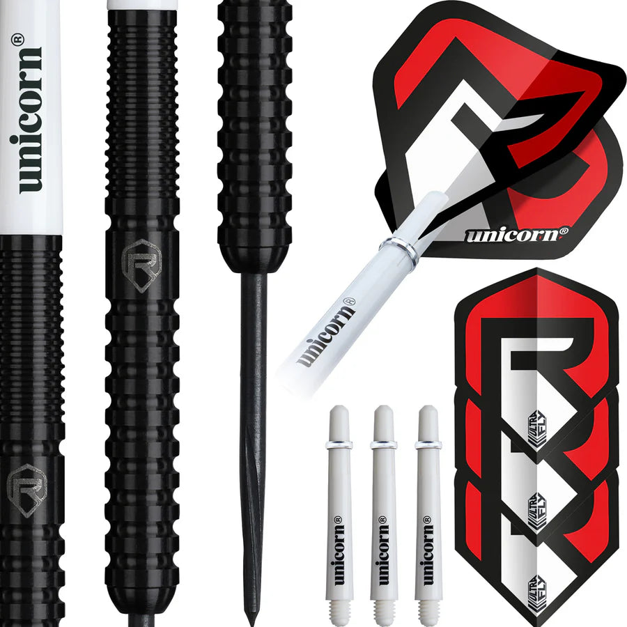 Unicorn - Darts Referee Jack Langston - 90% Tungsten Steel Tip Darts - 22g / 24g / 26g
