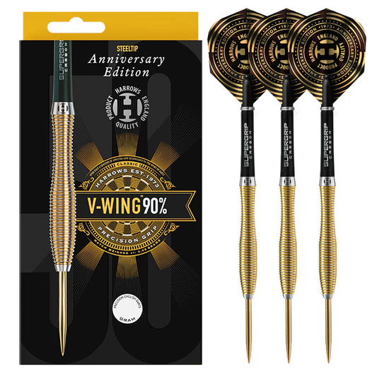 Harrows - V-Wing Anniversary - 90% Tungsten Darts - 21g / 23g / 25g