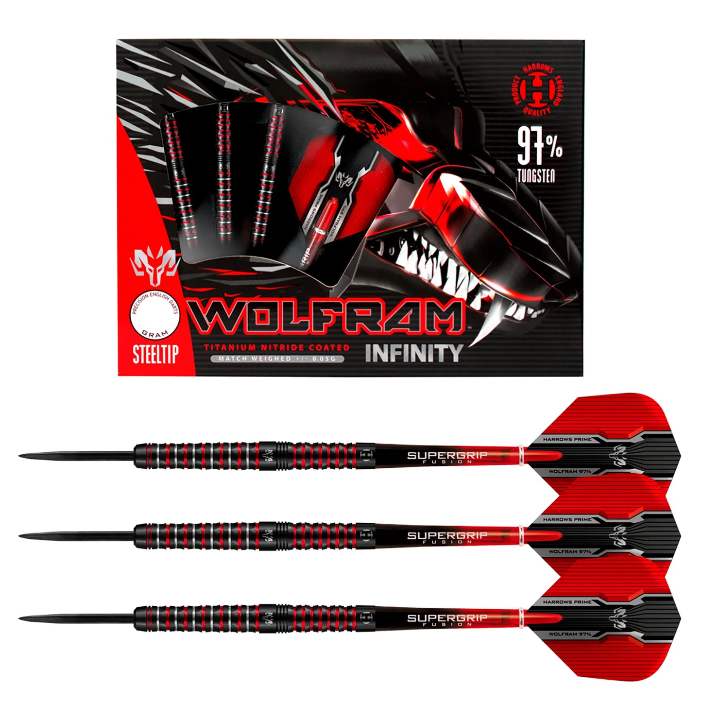 Harrows - Wolfram Infinity - 97% Tungsten Darts