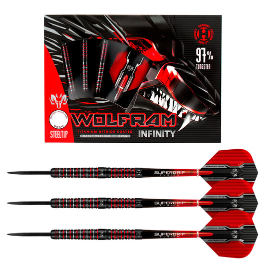 Harrows - Wolfram Infinity - 97% Tungsten Darts - 21g to 26g