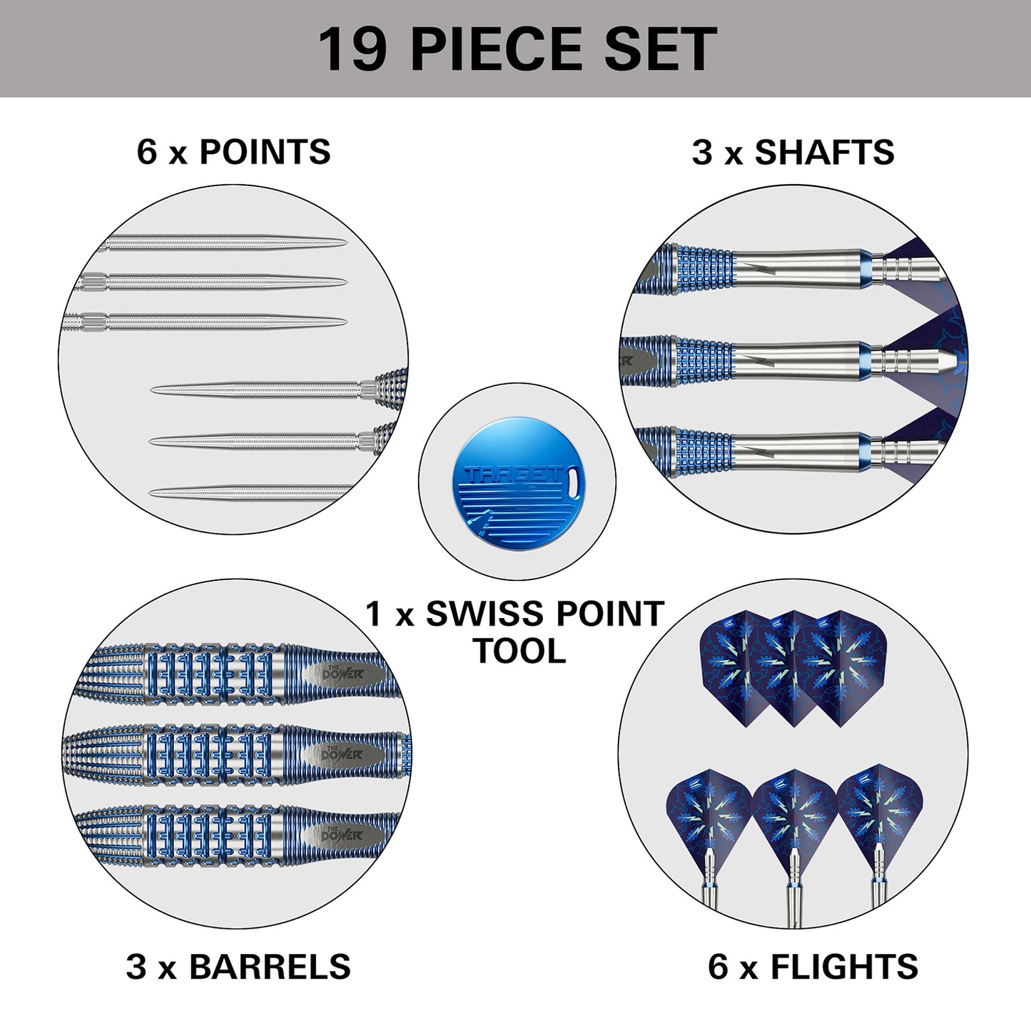 Target Darts - Phil Taylor Power Gx2 Gen 12 Darts - 95% Tungsten Darts