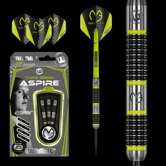 Winmau MVG Aspire 80% Tungsten Darts - 21g / 22g / 23g / 24g / 25g / 26g