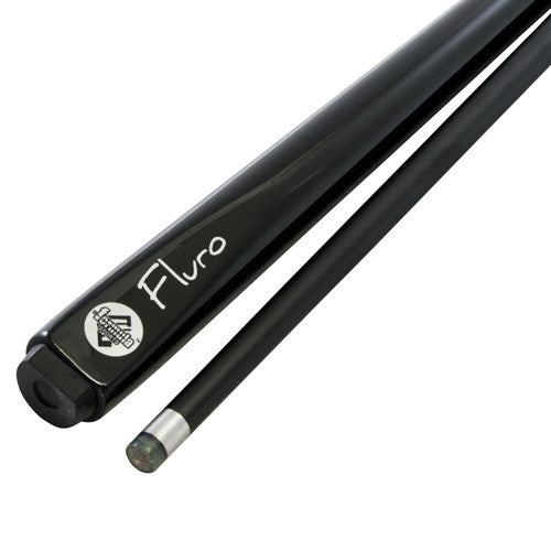 Black Fluro 2 piece Composite Pool Cue