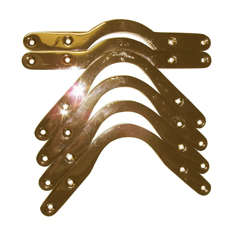 Heavy Duty Screw Down Pocket Brackets - Set of 6