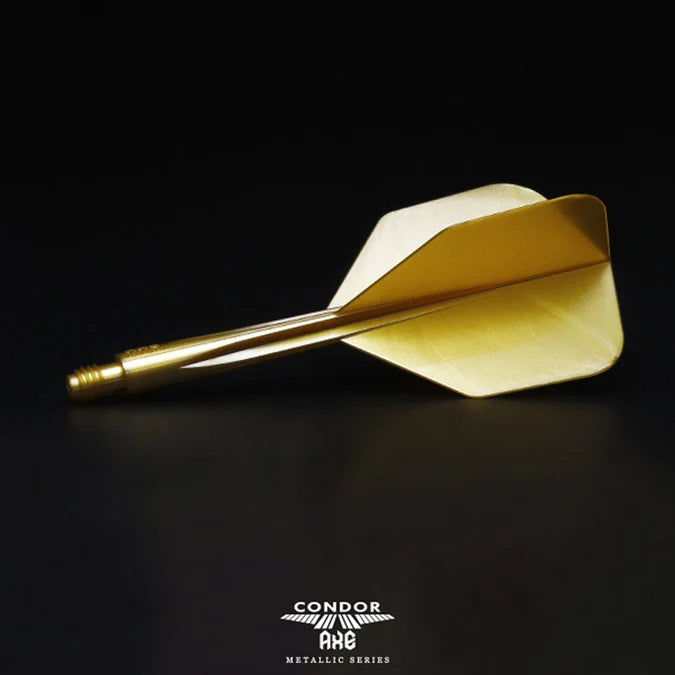 Condor Axe - Gold / Small - Long - Integrated Flights/Shafts