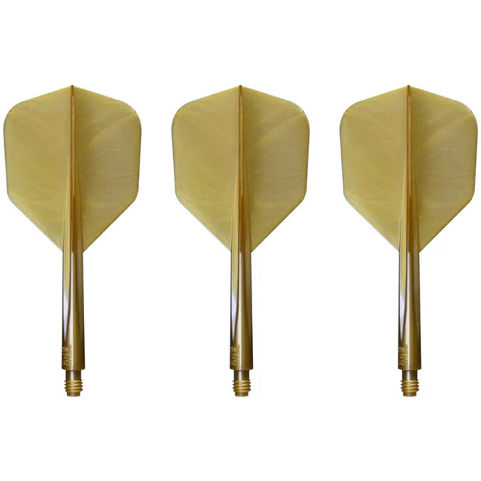 Condor Axe - Gold / Small - Long - Integrated Flights/Shafts
