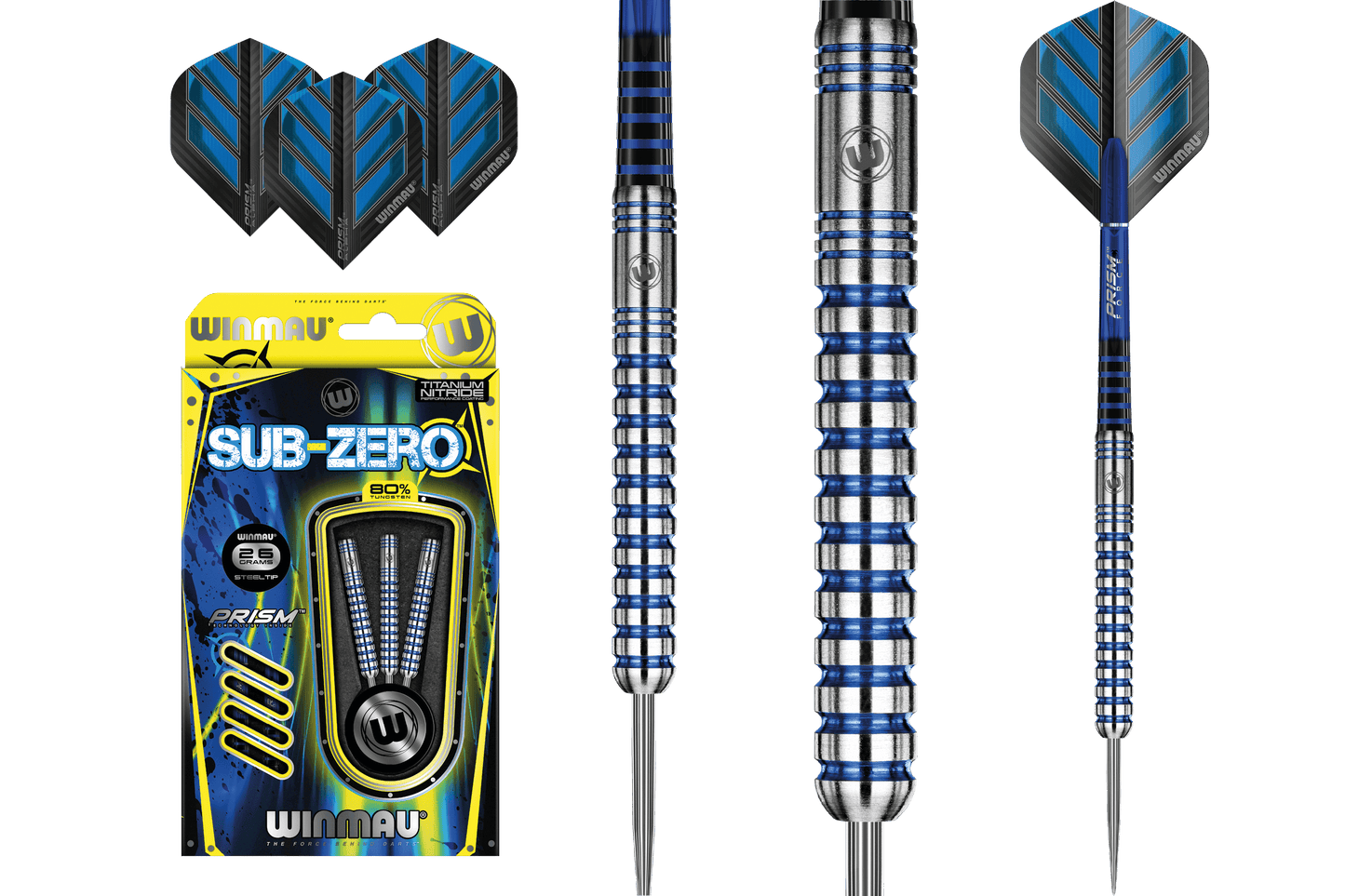Winmau Sub Zero 80% Tungsten Darts