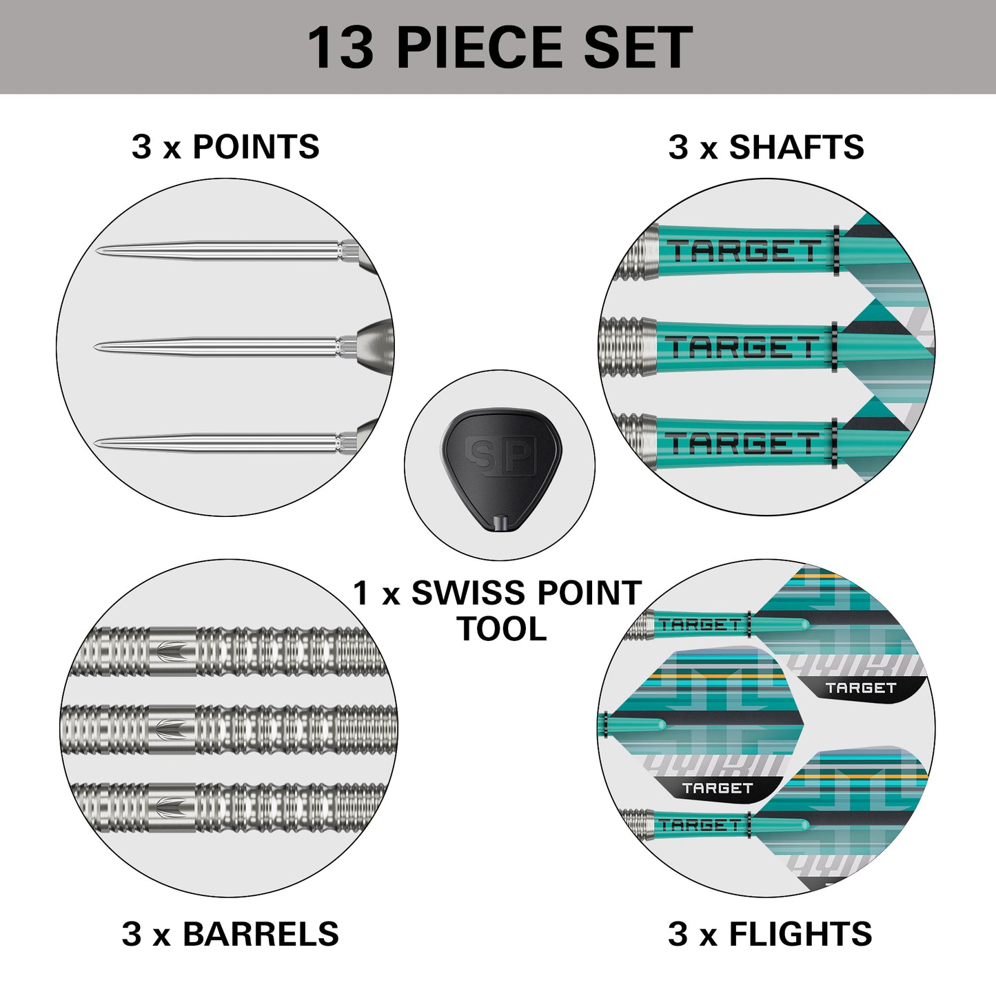 Target Darts - Hydro 01 Darts - 90% Tungsten Darts