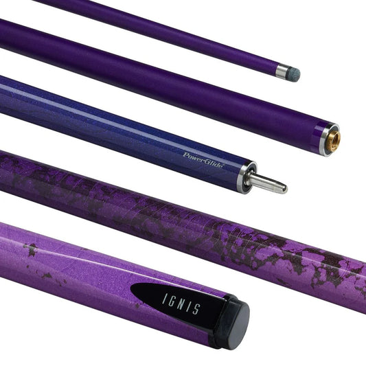 10mm Purple Powerglide Ignis Cue - Carbon Fibre