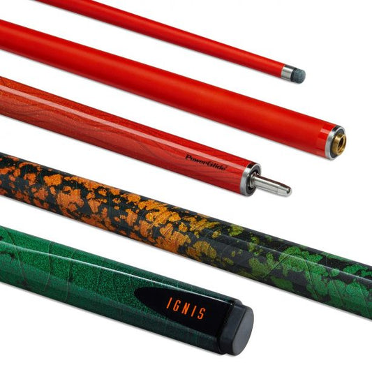 10mm Orange Powerglide Ignis Cue - Carbon Fibre