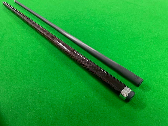 12.5mm Jumart Carbon Fibre Pool Cue - Pro Taper - Dark Burgundy