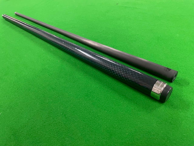 12.5mm Jumart Carbon Fibre Pool Cue - Pro Taper - Blue