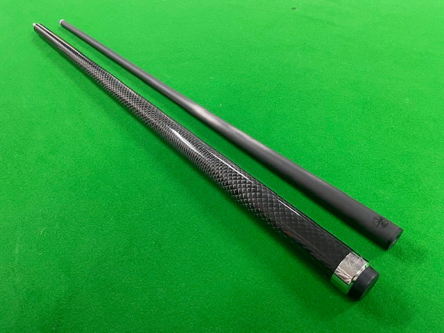 12.5mm Jumart Carbon Fibre Pool Cue - Pro Taper - Black