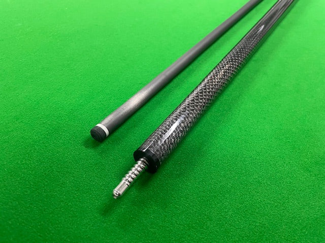 12.5mm Jumart Carbon Fibre Pool Cue - Pro Taper - Black