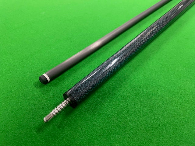 12.5mm Jumart Carbon Fibre Pool Cue - Pro Taper - Blue
