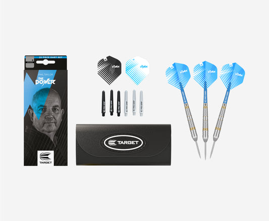 Target Phil Taylor Power 22 Piece Brass Dart Set 22g