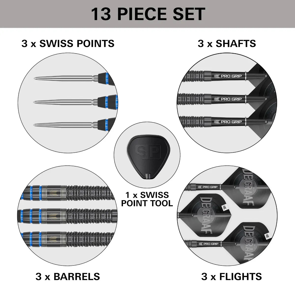 Target - Jeffrey De Graaf Gen1 Darts - 90% Tungsten