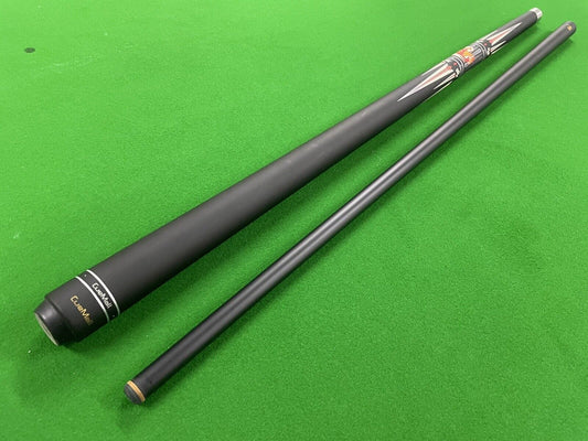 Cuemall Carbon Fibre Pool Cue 13mm 19oz 58” - Knight - Red Yellow White
