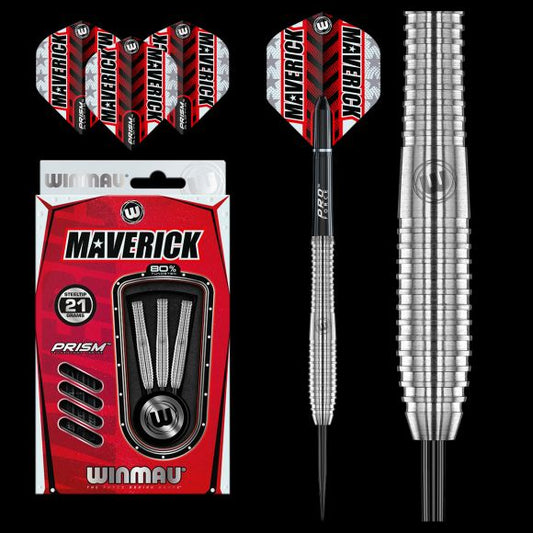 Winmau Maverick 80% Tungsten Darts - 21g / 22g / 23g / 24g / 25g