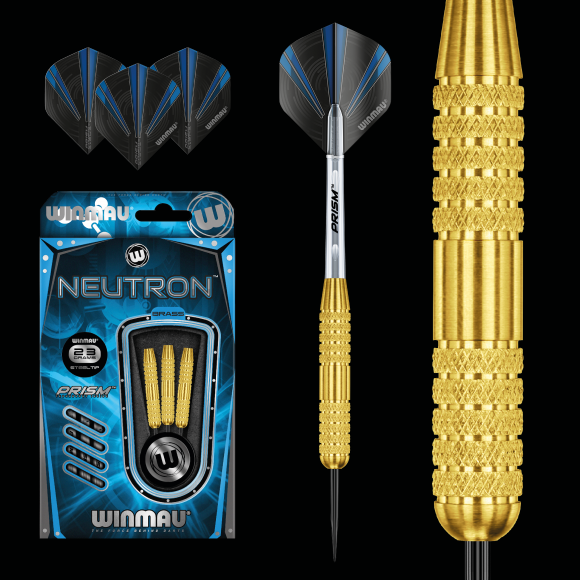 Winmau Neutron Brass Darts - 19g / 21g / 22g / 23g / 24g / 25g