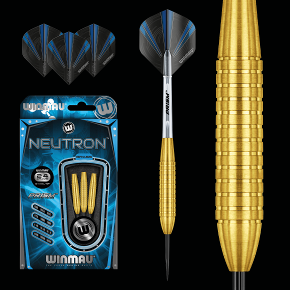 Winmau Neutron Brass Darts - 19g / 21g / 22g / 23g / 24g / 25g