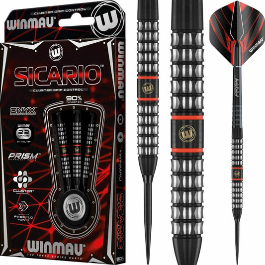 Winmau Sicario (Parallel) 90% Tungsten Darts - 22g