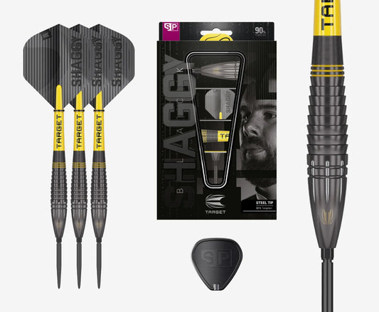 Target - Scott Williams Shaggy Black Darts - 90% Tungsten