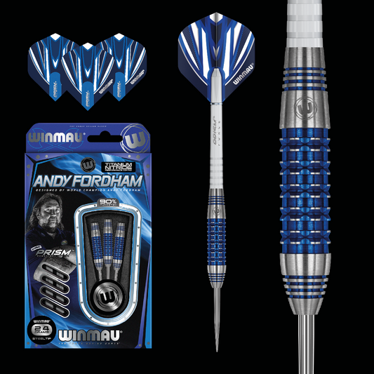 Winmau Andy Fordham S.E. 90% Tungsten Darts - 24g