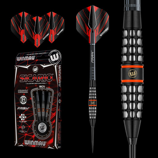 Winmau Sicario (Torpedo) 90% Tungsten Darts - 21g / 23g / 25g