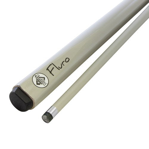 Silver Fluro 2 piece Composite Pool Cue