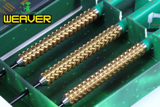 Alien Darts - Weaver Gold - 90% Tungsten Darts - 21g / 23g / 25g / 27g