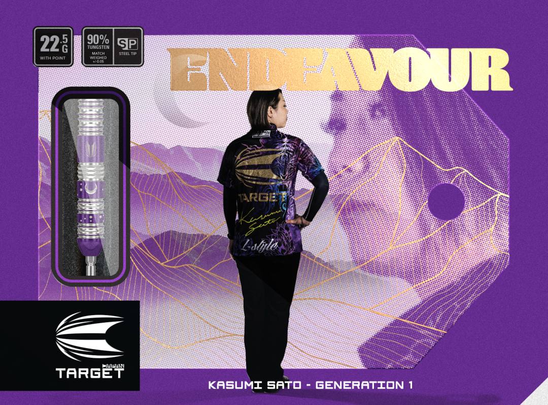 Target Japan - Endeavour Gen 1 Darts - 90% Tungsten Darts
