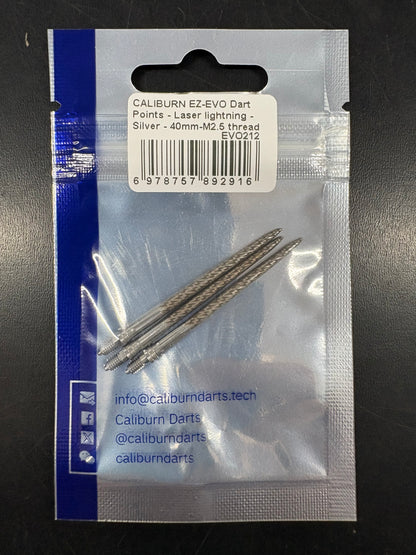 Caliburn EZ-EVO Dart Points - Laser Etched Lightning