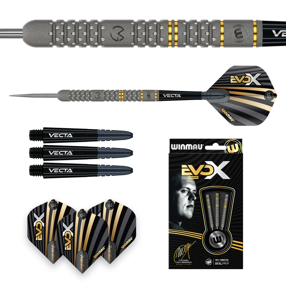 Winmau 22.5g MVG Evo X 90% Tungsten Darts