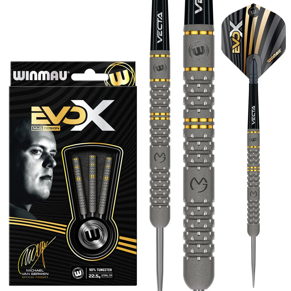 Winmau 22.5g MVG Evo X 90% Tungsten Darts