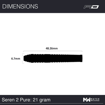 Red Dragon - Seren Pure 2 - 90% Tungsten Darts