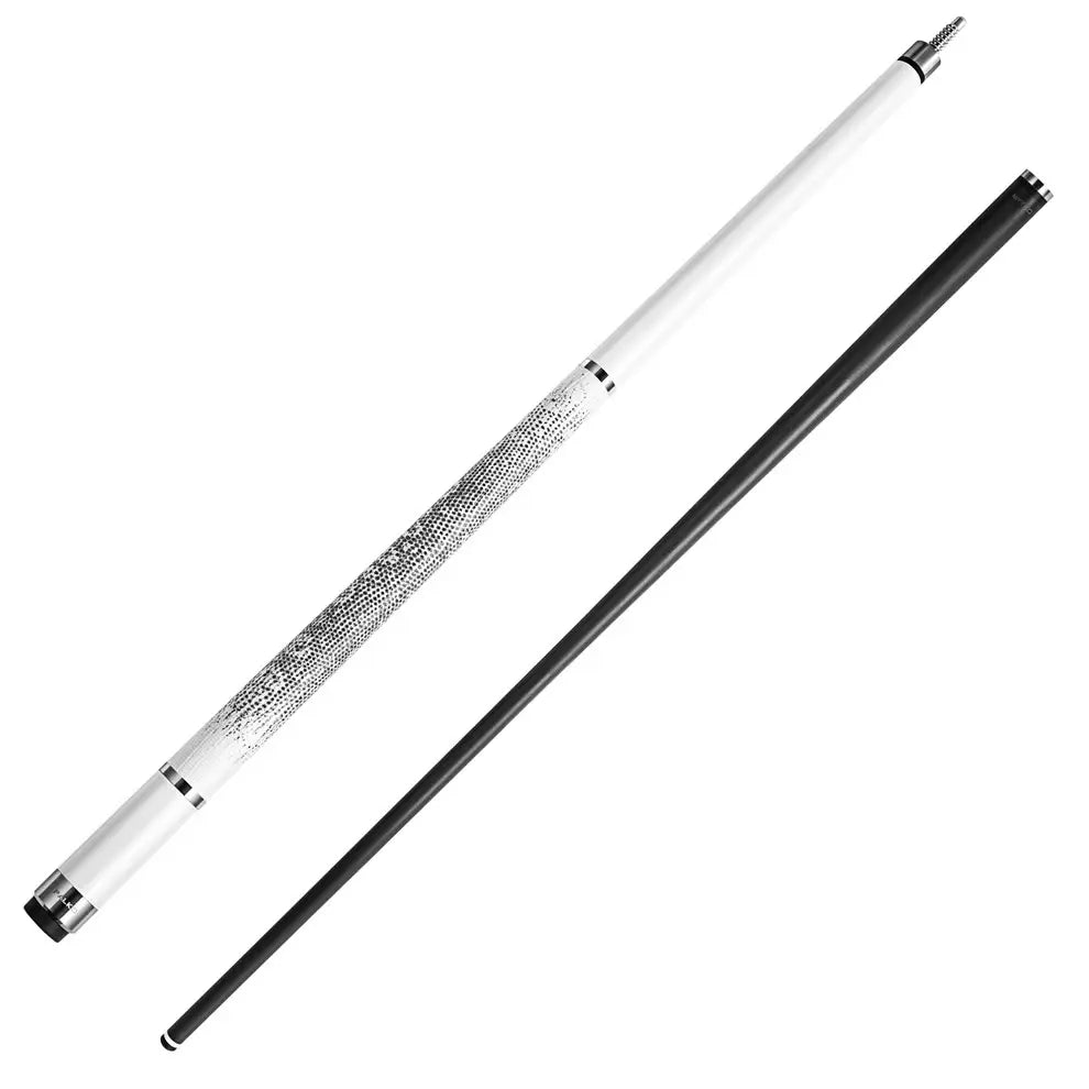 12.5mm White Palko Gladiator Cue - Grafex Carbon Fibre Pool Cue